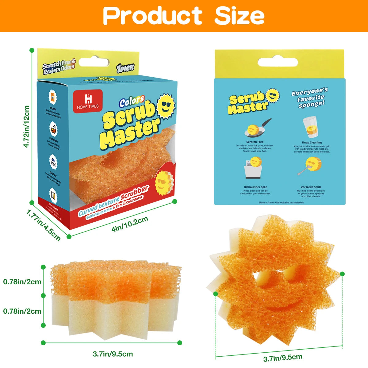 Scrub Master Scratch-Free Multipurpose Dish Sponge