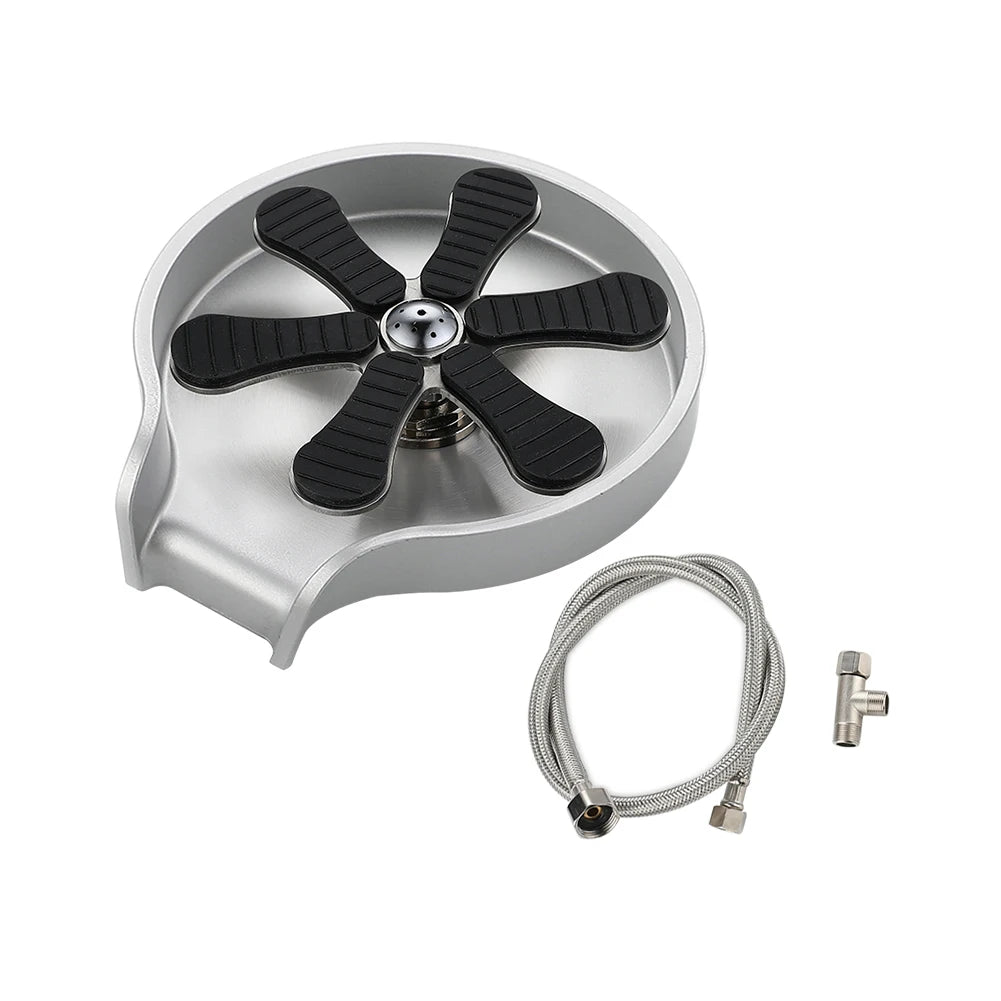 Stainless Steel Cup Washer Bar Glass Rinser Automatic High Pressure Glass Cup Washer