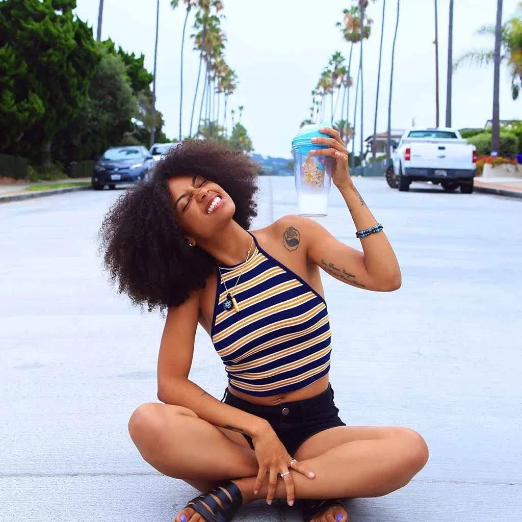 Creative Milk Tea Oatmeal Cup 2-in-1 Design, Portable Travel Cup, Convenient Water Bottle, Ideal Choice for Daily Use